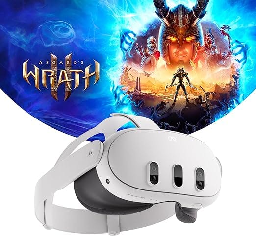 Meta Quest 3 512GB — Breakthrough Mixed Reality Headset (Asgard’s Wrath 2 Game and 6 Months Meta+ Trial Subscription Included with Purchase)